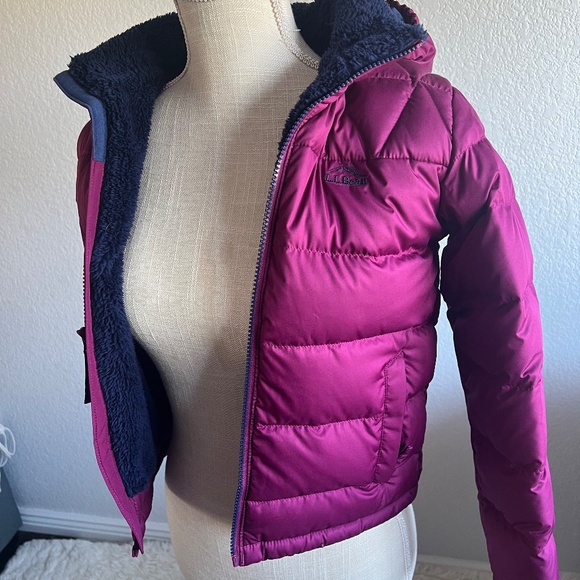 L.L. BEAN PUFFER KIDS SIZE 8 - Picture 2 of 10
